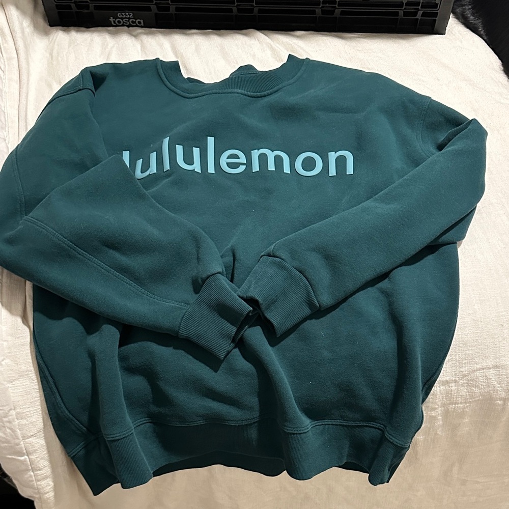 lululemon athletica Men's Teal Crewneck Sweater